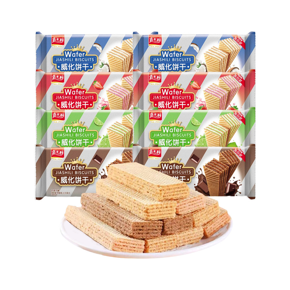 嘉士利巧克力威化饼干