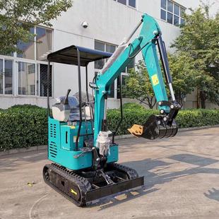 履带式 园林小型挖掘机 12型家用农用挖土机 绿化工程迷你挖沟机