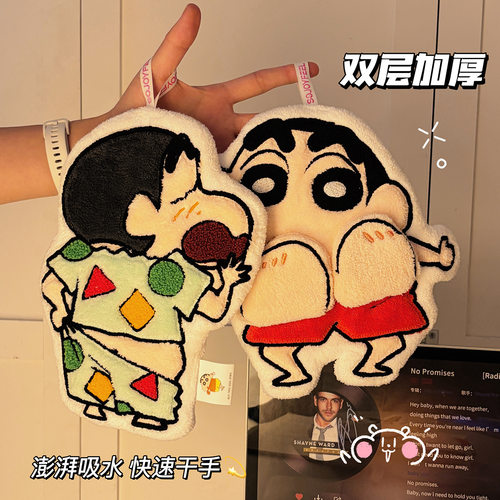 卡通挂式超吸水加厚厨房擦手巾