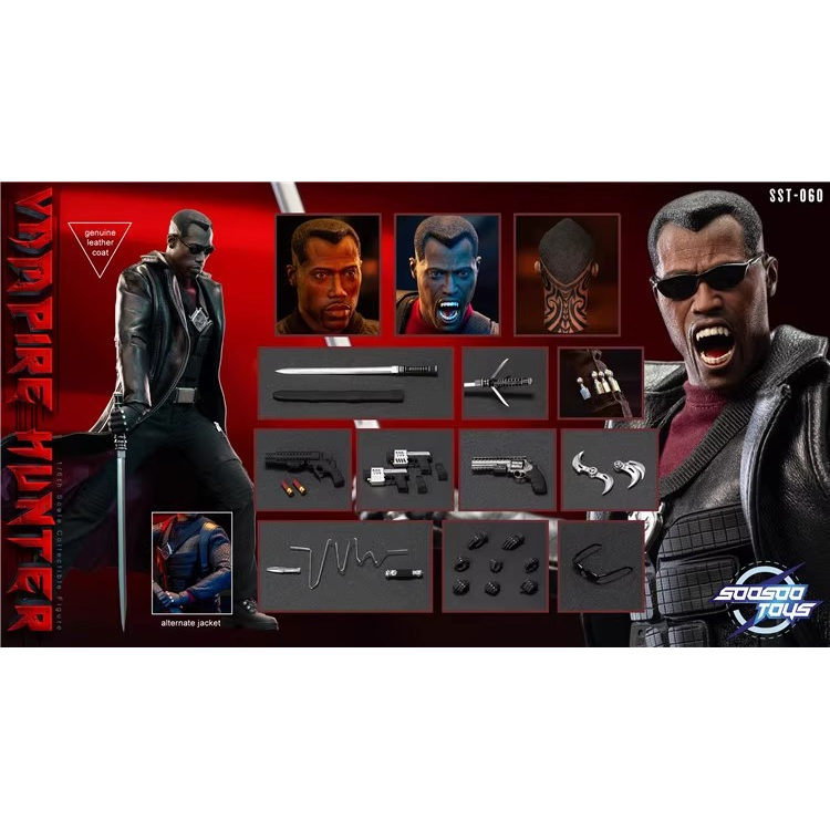 Soosootoys 1/6 刀锋战士 SST-060 吸血鬼刀客 可动人偶