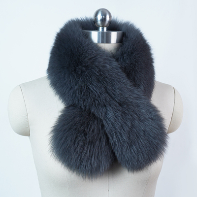 悦戎2025秋冬新款女士狐狸大毛领冬天柔软加厚保暖围脖毛绒披肩