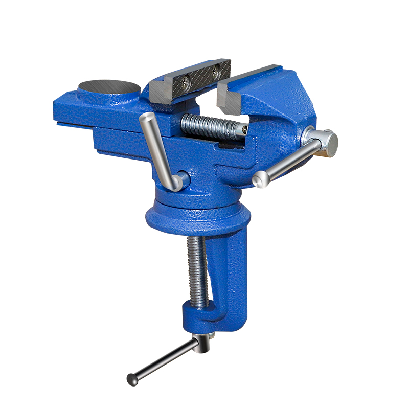 台钳小型桌虎钳工业级小台钳工作台家用迷你万向老虎钳固定钳夹