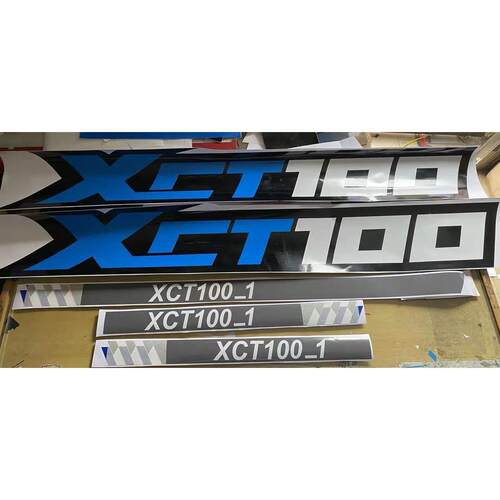 徐工吊车贴纸，新款字帖XCT80改XCT100车标XCT110改XCT130