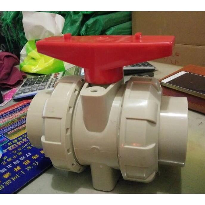 DFP协羽PPH球阀活接球阀PP球阀双由令PPR双活接球阀门25 32 50 63