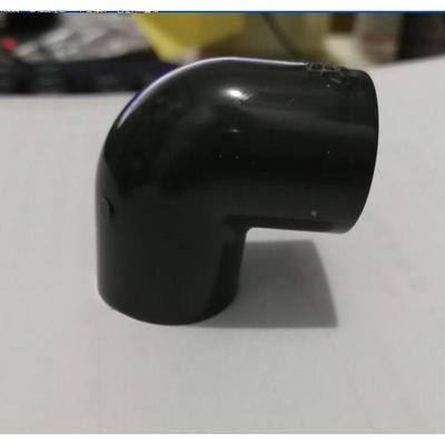 实拍PVC弯头UPVC化工90度弯头工业管弯头PVC弯头PN16弯头DN15 200