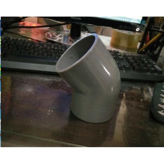 45度PVC弯头UPVC直弯头管45度水管弯头角弯50 63 75 90 110 140图片