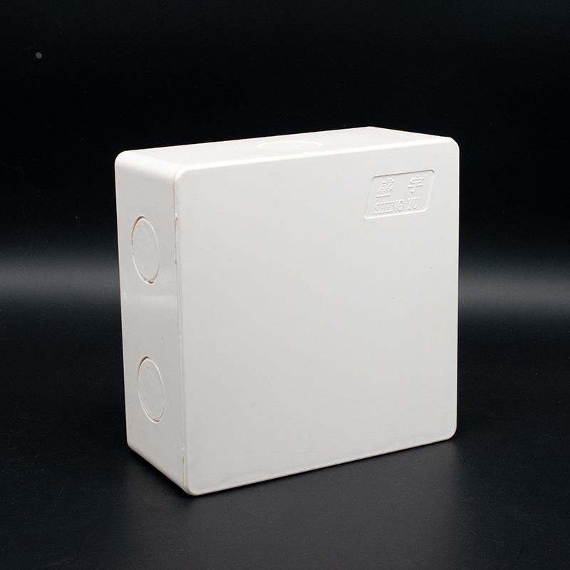 PVC明装过路盒150*150中间盒 分线箱过线盒阻燃盒110*110 200*200