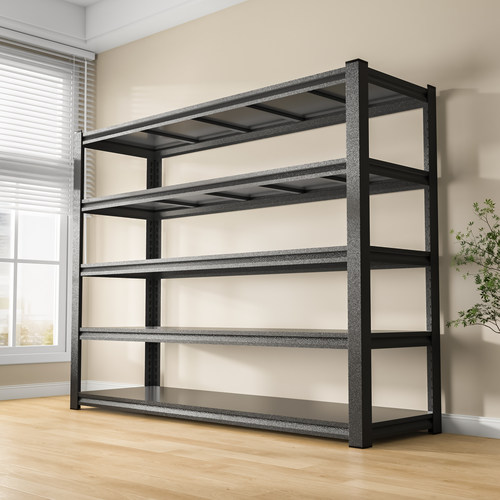 家用货架置物架落地多层杂货架储物间阳台快递厨房收纳展示架钢制