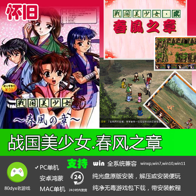 战国美少女2春风之章中文版 免安装硬盘版 PC电脑单机游戏