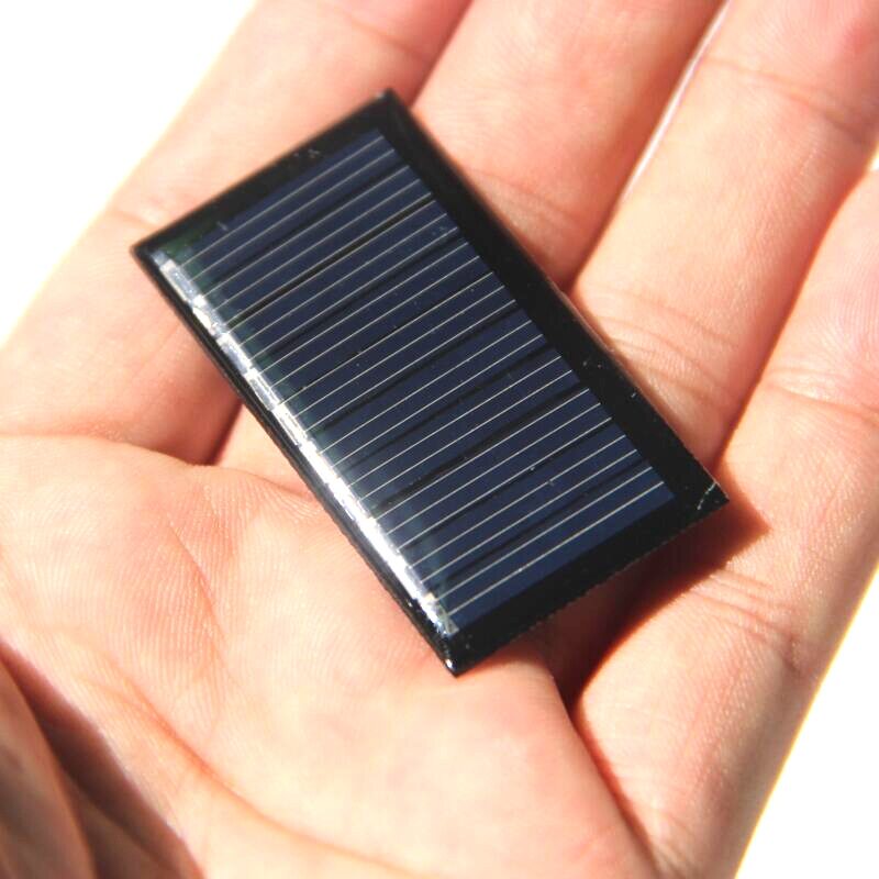 5V 25MA太阳能电池板太阳能滴胶板DIY太阳能小板 学习工具45*25MM