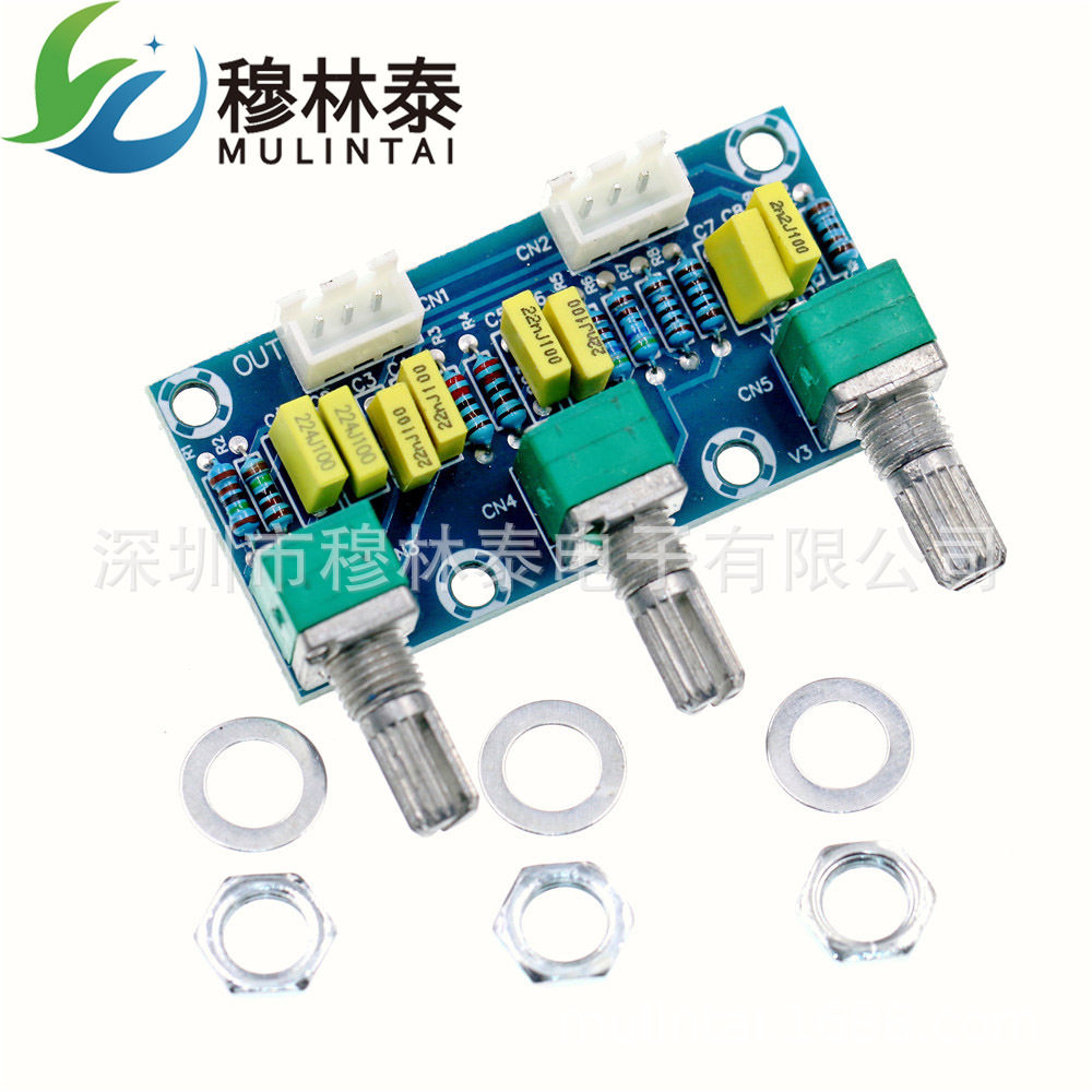 XH-M802 无源调音板前级板前置板音调板高低音调节HIFI发烧级成品