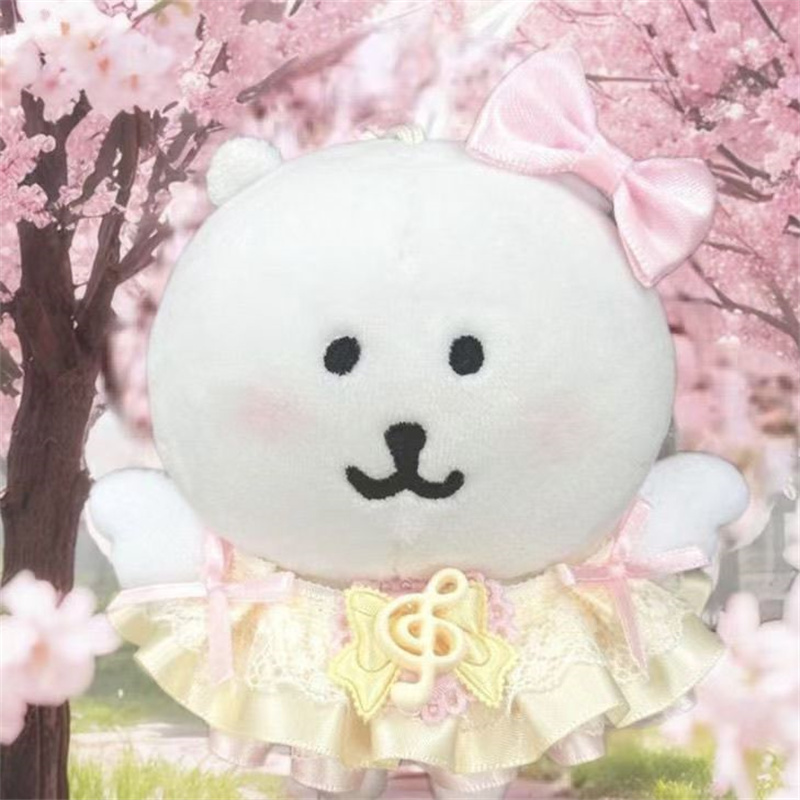 梦核樱花色自嘲熊娃衣套装