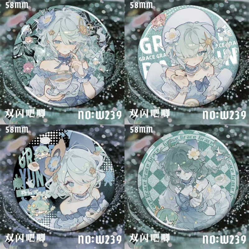 第五人格渔女吧唧高颜值58mm马口铁双闪徽章同人谷子胸针游戏周边,模玩/动漫/周边/娃圈三坑/桌游,动漫徽章/立牌,淘宝优惠券,粉丝福利购,淘宝优惠卷