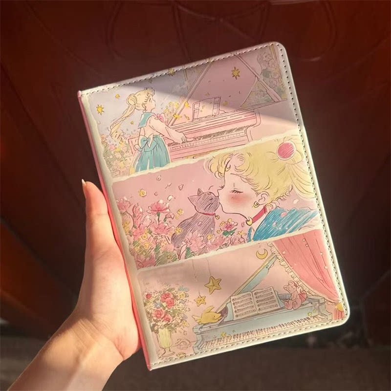 春日美少女皮质笔记本手账本