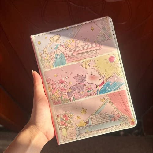 春日美少女皮质笔记本手账本