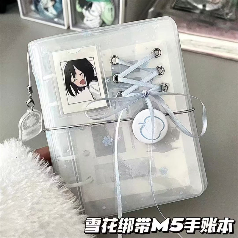 雪花绑带m5活页手账本笔记本