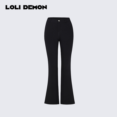LOLI DEMON  经典sweatbaby 超级掐腰的一条bb棉微喇裤