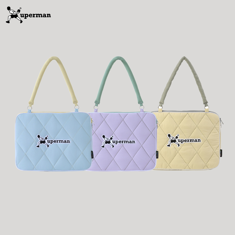 Xuperman原创高颜值菱格纹电脑包