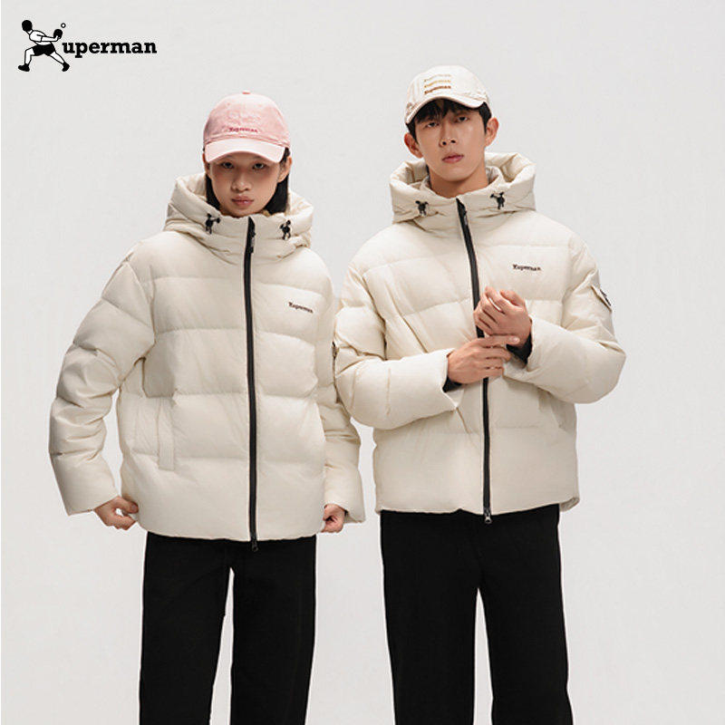 Xuperman户外加厚保暖羽绒服男款连帽白鸭绒高蓬蓄热面包服外套女,运动服/休闲服装,运动羽绒服,淘宝优惠券,粉丝福利购,淘宝优惠卷