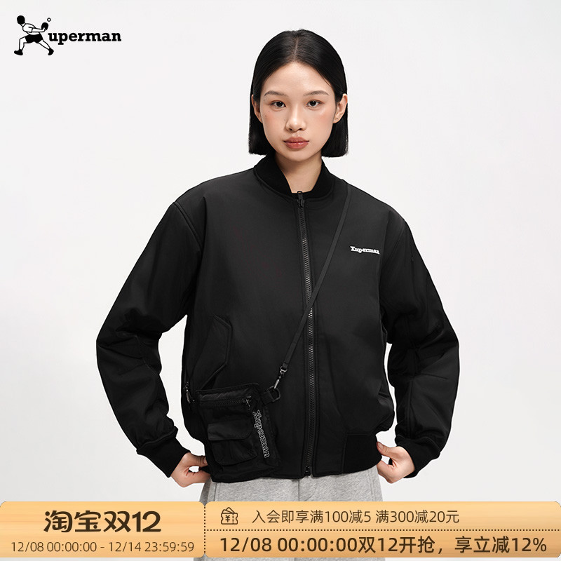 美式飞行员夹克工装加厚棉服情侣