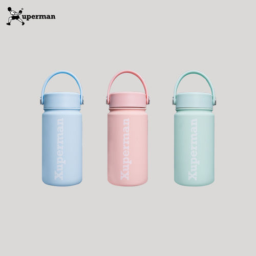 XSuperman手提水杯大容量不锈钢