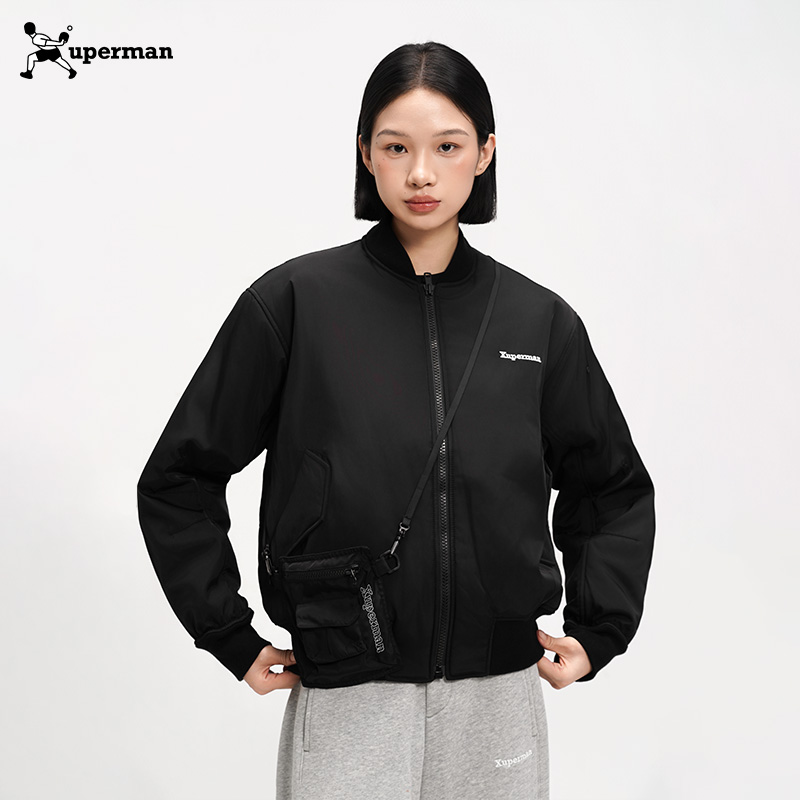 美式飞行员夹克工装加厚棉服情侣