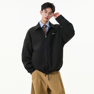 SHAPOES美式复古双面穿翻领夹克