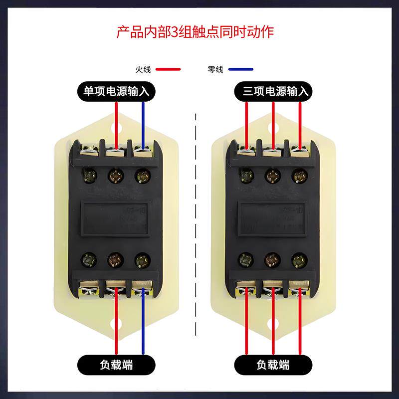 启动按钮开关台钻lc3-10a三相电机按钮220v380v绞肉机钻床开关