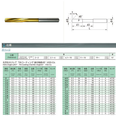 。日本 EIKO/荣公社 铰刀 HR 0.65 型号齐全 货期快