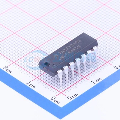 原装 精密运放 LMC6484IN/NOPB DIP-14 全新