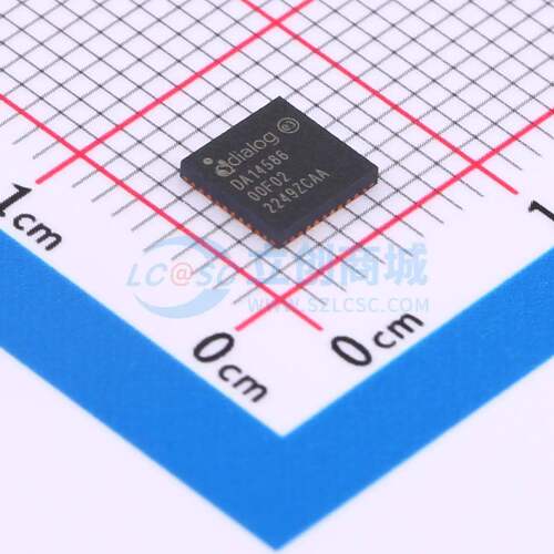 无线收发芯片 DA14586-00F02AT2 QFN-40-EP(5x5) 原装正品