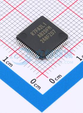 单片机(MCU/MPU/SOC) R7FA2L1AB2DFM#AA0 LQFP-64(10x10) 原装正
