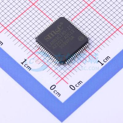 以太网收发器 LAN83C185-JT TQFP-64(10x10) 原装正品