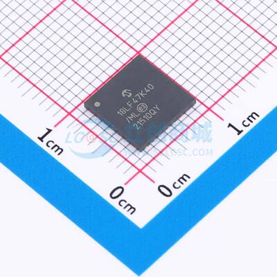 单片机(MCU/MPU/SOC) PIC18LF47K40-I/ML QFN-44-EP(8x8) 原装正