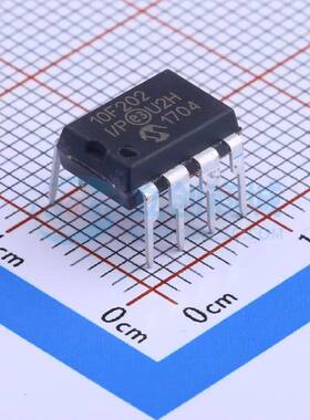 单片机(MCU/MPU/SOC) PIC10F202-I/P DIP-8 原装正品