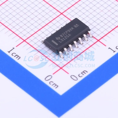 缓冲器/驱动器/收发器 SN74LS125ADR SOIC-14 原装正品 电子元器