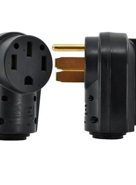 房车发电机大功率插头插座 美规4脚NEMA14-50R自接线公母插头插座