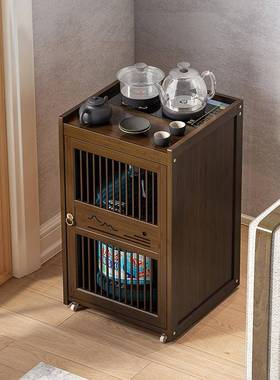 移动茶车家用小茶台茶水柜客厅茶几茶桌一体泡茶桌带轮茶桌茶盘