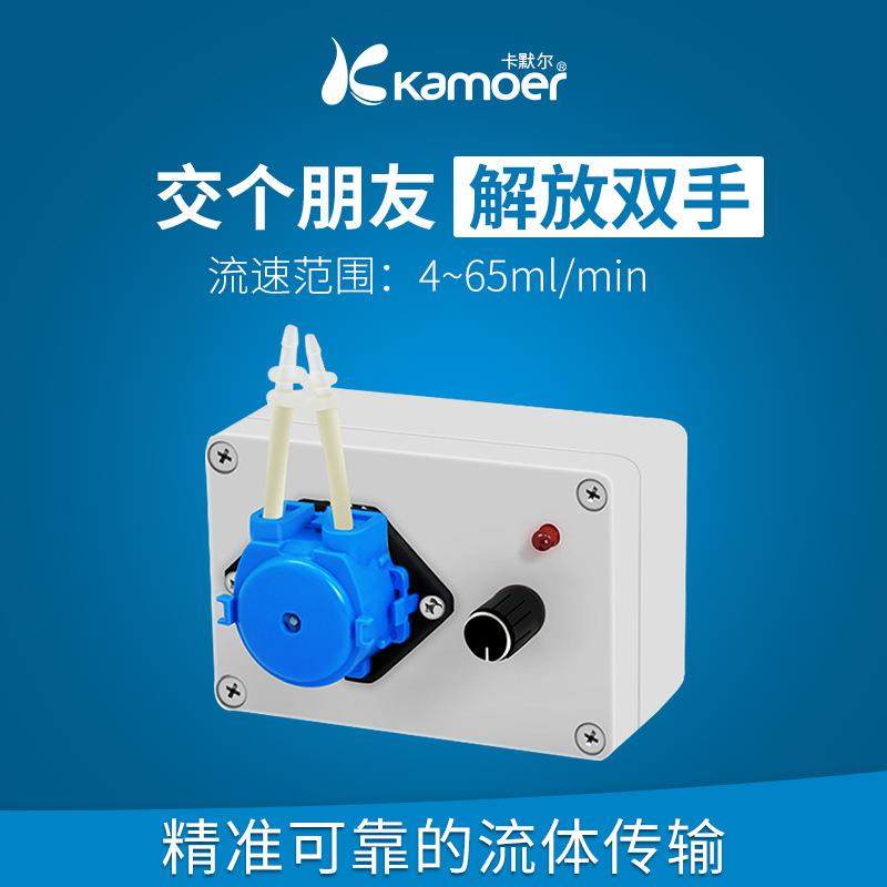 KCP-C简易可调速小流量12V蠕动泵带电源适配器