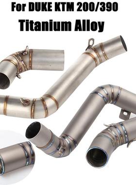 摩托跑车改装KTMDUKE200烟筒KTM390钛合金中段排气管