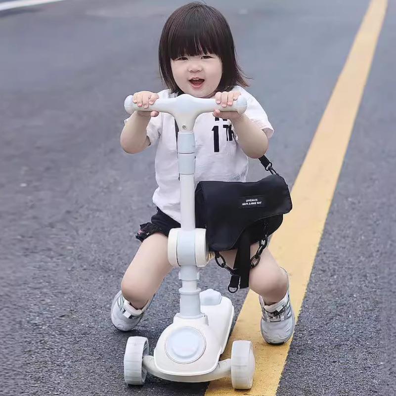 2024新款儿童滑板车13岁6到12以上三合一宝宝滑滑溜溜车可坐可骑