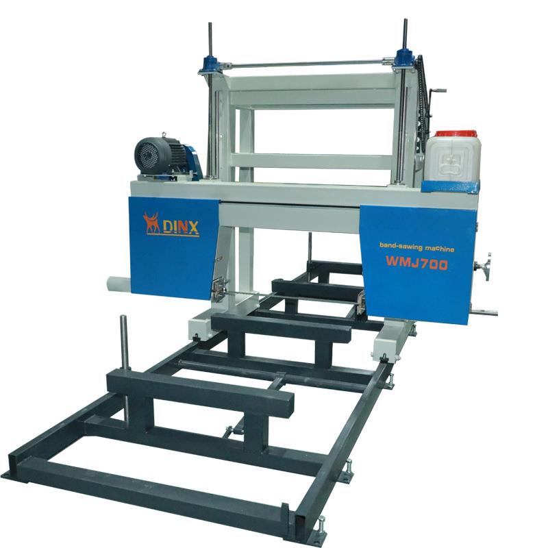 木工机械卧式带锯机切圆木塑料石墨泡沫纸张卧式带锯数控卧式带锯