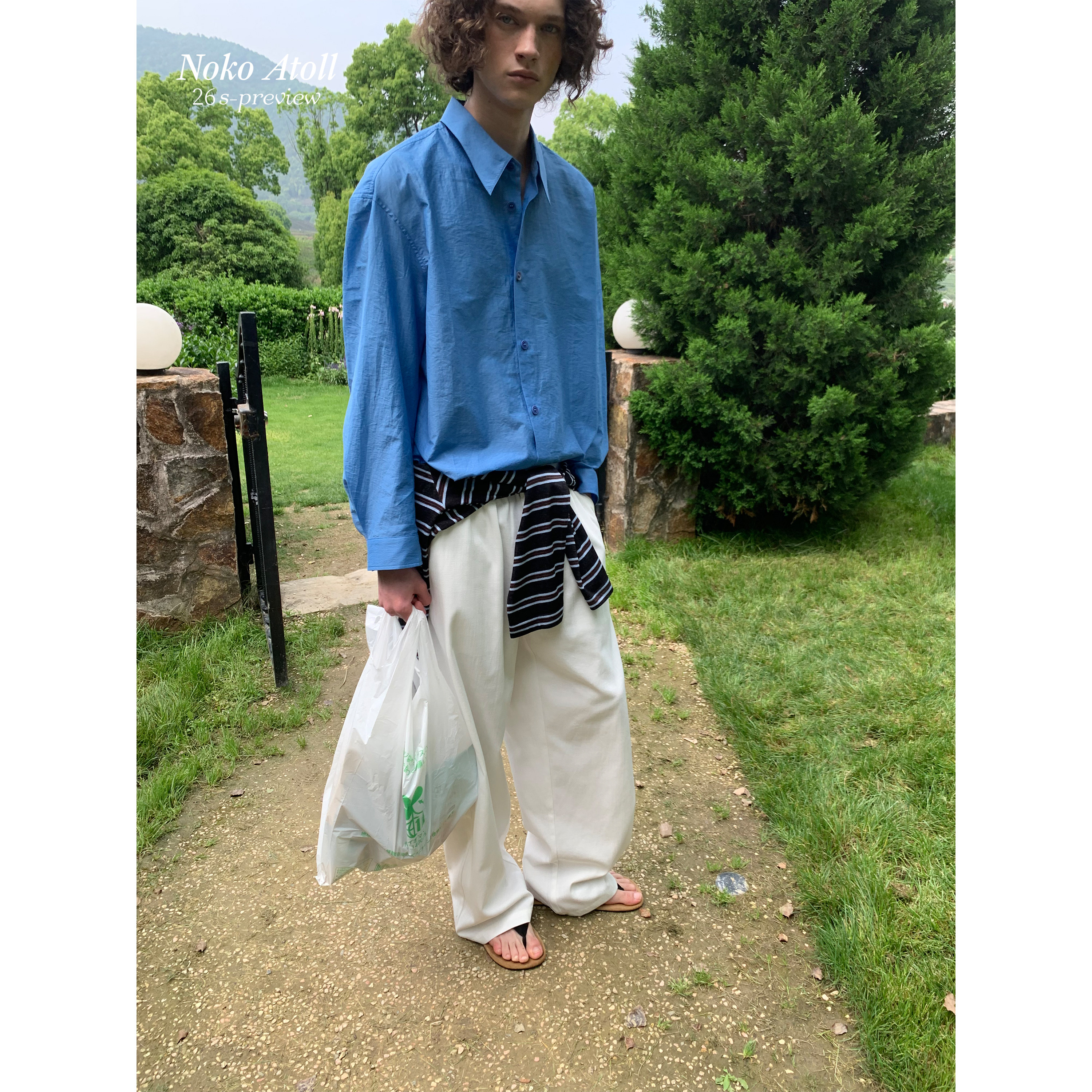 NOKO｜轻轻一穿就有氛围的衬衫宽松落肩夏季多巴胺彩色穿搭