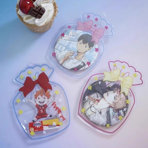 模玩熊原创 甜蜜星愿谷美亚克力吧唧套