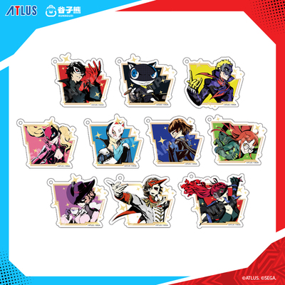 现货谷子熊女神异闻录PERSONA5THEROYAL亚克力挂件周边