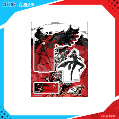 现货谷子熊女神异闻录PERSONA5THEROYAL主人公多插组合立牌周边