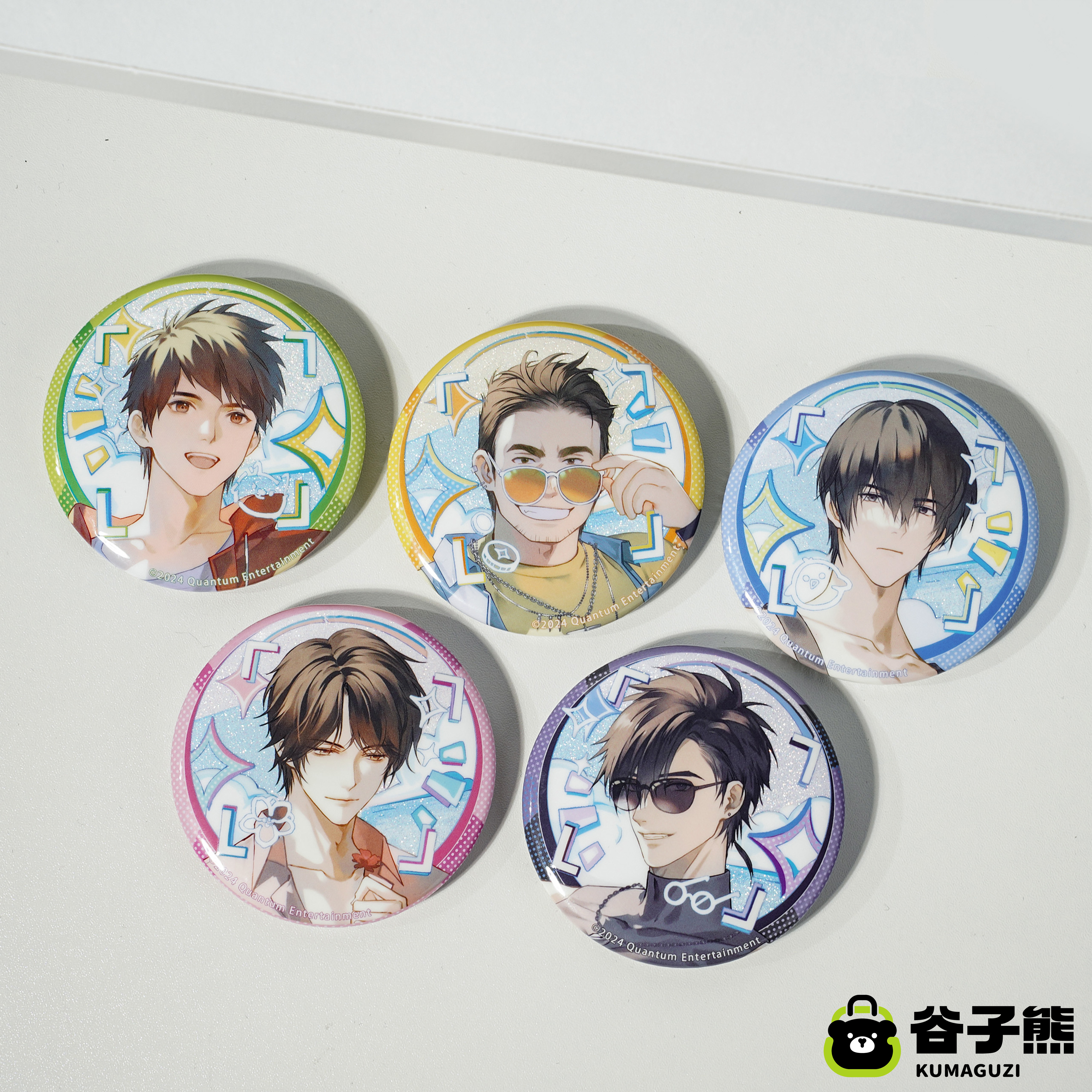 现货 谷子熊出品 盗墓笔记 夏日悠常 双闪徽章吧唧