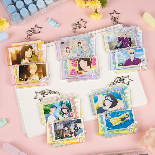 现货 谷子熊出品 跃动青春 亚克力双图挂件 周边