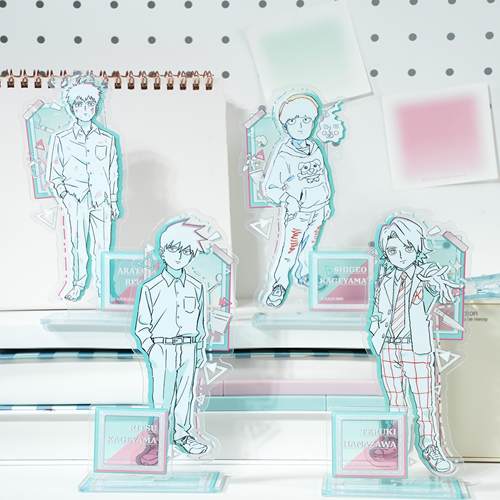 现货谷子熊路人超能100 成长图鉴线稿风亚克力立牌周边灵能百分百