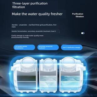 牛筋双层户用新型农村厕所加厚三室环保Pe塑料桶粪坑